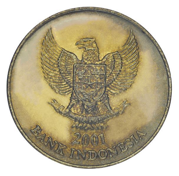 Coin Indonesia 500 rupiah 2001 F-VF М25459 photo