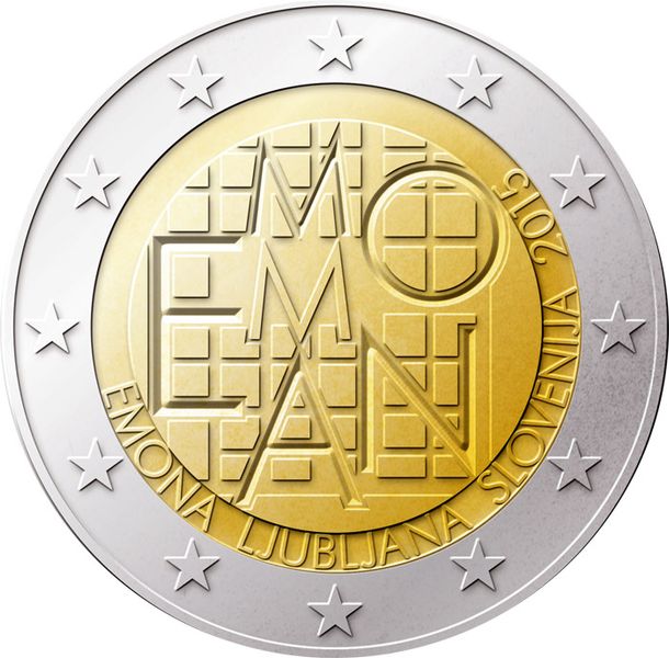 Slovenia 2 Euro 2015 Emona UNC