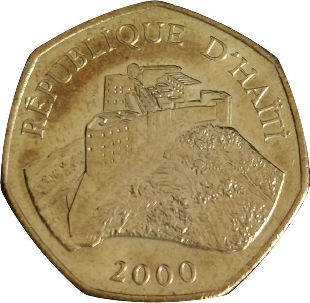 Монета Гаити 1 гурд 2000 UNC (KM#155) М08446 фото