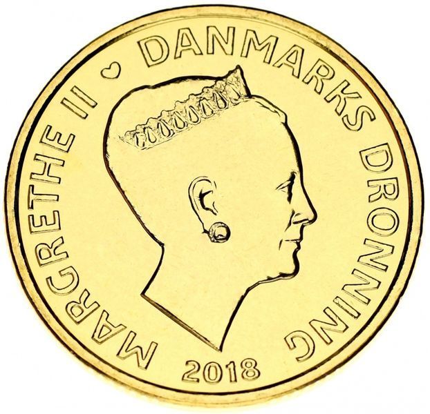 Данія 20 крон 2018 UNC М10143 фото