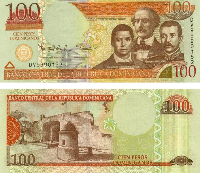 Dominican Republic 100 Pesos 2013 UNC (P184c)