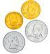 Филиппины набор из 4 монет 1991-1992 UNC 25, 50 сентим, 1, 2 песо