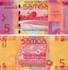 Banknote Samoa 5 tala 2017 UNC (P38c)