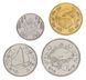 Coins set French Polynesia set of 4 coins 2021 UNC 5, 10, 20, 50 francs