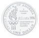 Монета США 1 долар 1996 Срібло P Proof XXVI літні Олімпійські ігри в Атланті - Перегони на візках М23326 фото 2