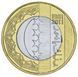 Монета Коморские острова 250 франков 2013 Биметалл UNC 30 лет Центральному банку М21961 фото 2