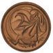 Australia 2 cents 1981-1984 VF-AU Frilled Lizard