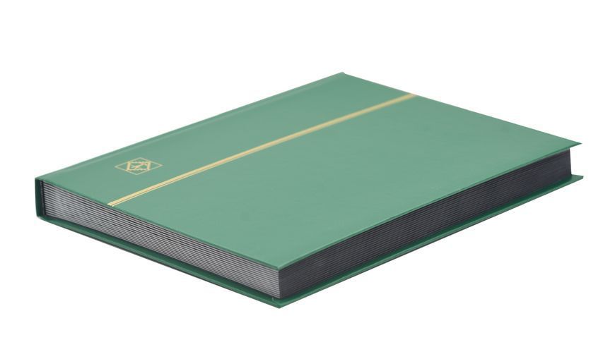 Stamp album (bookcase) 32 pages (16 black sheets) BASIC A5 green Leuchtturm