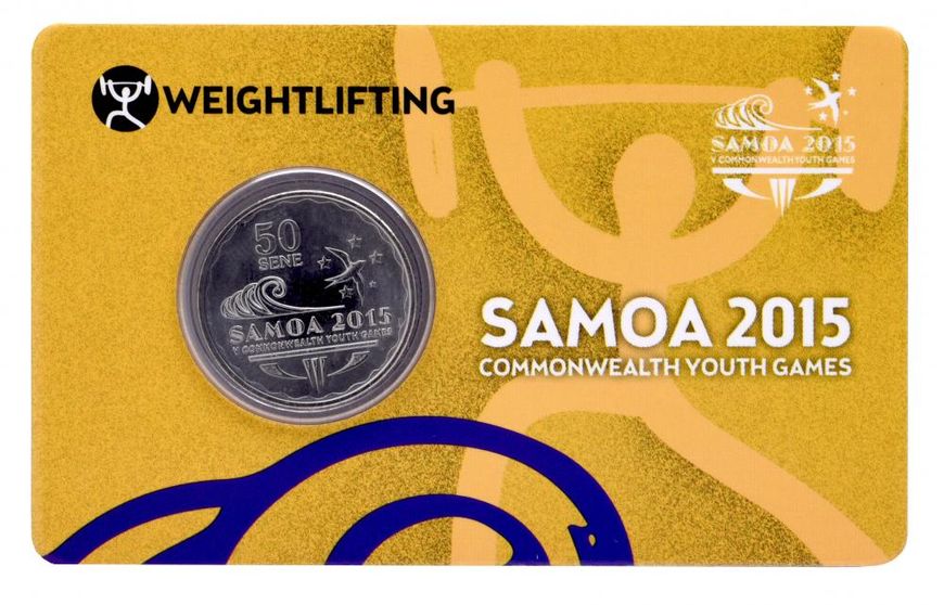 Samoa 50 Seine 2015 UNC Sports Commonwealth Youth Games - Weightlifting