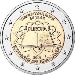 Нідерланди 2 євро 2007 «Римський договір» UNC (KM#273) М00210 фото