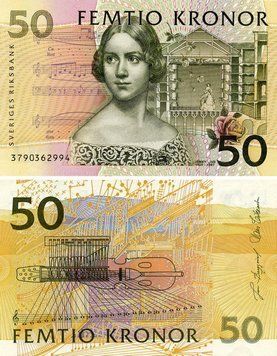 Швеция 50 крон 2003 UNC (P62b) Б25587 фото