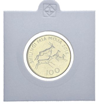 Tanzania 100 shillings 2015 AU-UNC Roe deer