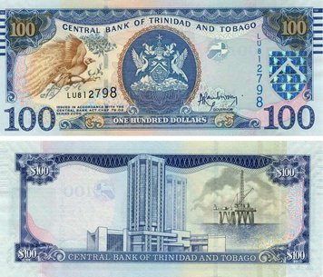 Trinidad and Tobago $ 100 2006 UNC (P59)