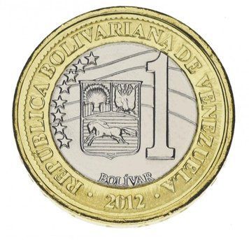 Венесуела 1 болівар 2012 Біметал UNC М15256 фото