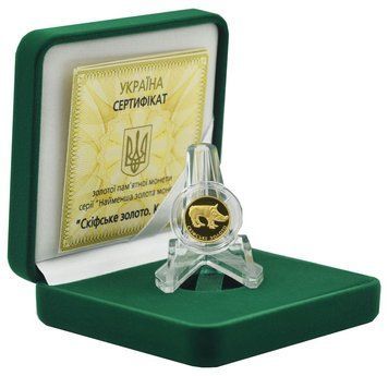 Монета Україна 2 гривні 2009 Скіфське золото - Кабан Proof (KM # 571) М04157 фото