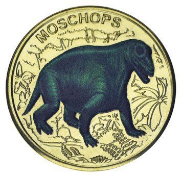 Coin New Caledonia 10 francs 2024 UNC Ile des Pins Dinosaur - Moschops