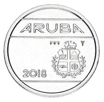 Aruba 10 cents 2018 UNC