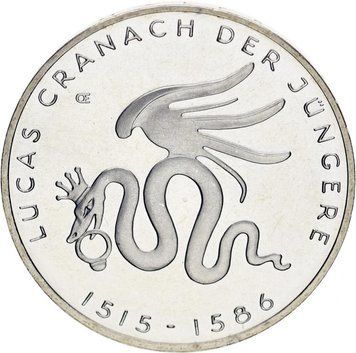 Німеччина 10 євро 2015 &laquo;Лукаса Кранах Молодший&raquo; UNC М10929 фото