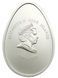 Cook Islands $ 5 2009 Easter Egg Silver UNC Egg Shaped Coin (KM # 685)