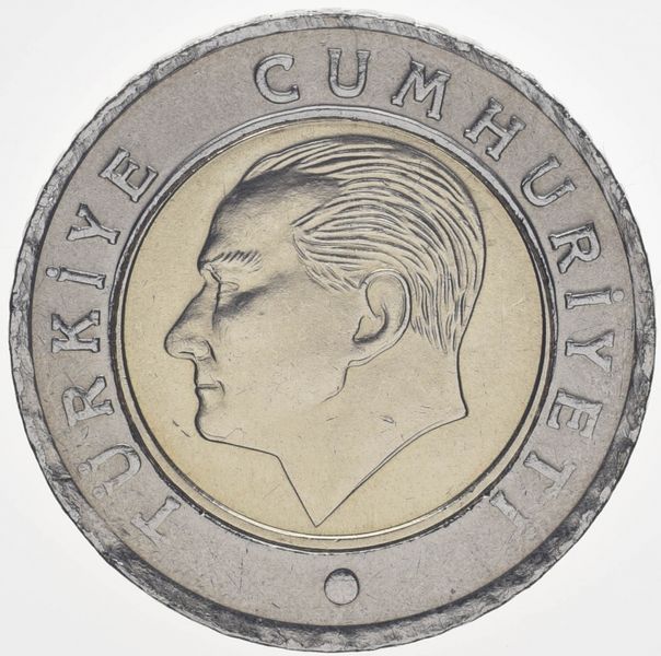 Монета Туреччина 50 куруш 2018 UNC М10014 фото