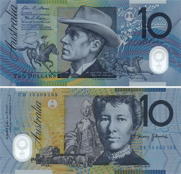 Australia 10 dollars 2015 UNC (P58g)