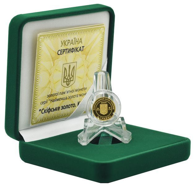 Монета Україна 2 гривні 2009 Скіфське золото - Кабан Proof (KM # 571) М04157 фото