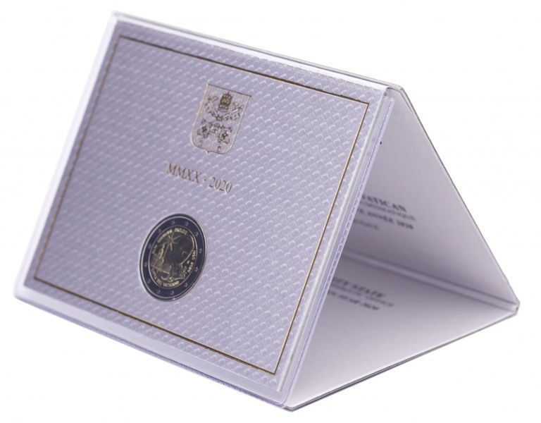 Vatican 2 euro 2020 Bimetal UNC 100th anniversary of the birth of Pope John Paul II