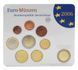 Coins set Germany 9-coin set of Euro 2006 UNC D 1, 2, 5, 10, 20, 50 euro cents, 1, 2 euros, commemorative 2 euros Blister