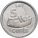 Fiji 5 cents 2014 UNC (KM # 332)