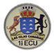 Coins set Canary Islands Set of 3 ECU 1.5 2020 UNC Dogs Medals (2nd Edition)