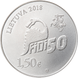 Литва 1,5 евро 2018 &laquo;Университет Вильнюса&raquo; UNC М09332 фото 4