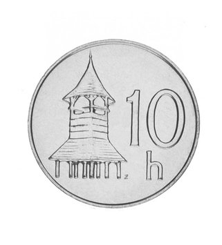 Словаччина 10 геллерів 2002 UNC М10824 фото