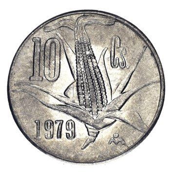 Мексика 10 сентаво 1979 F-VF М12495 фото