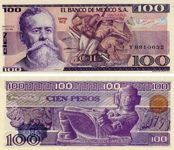 Mexico 100 pesos 1979 VF-AU (P68)