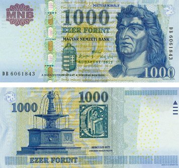 Hungary 1000 HUF 2012 UNC (P197d)