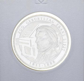 Монета Німеччина 10 євро 2011 &laquo;Франц Лист&raquo; UNC М10924 фото