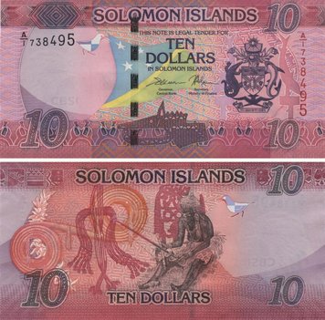 Solomon Islands 10 Dollars 2017 UNC (P33)