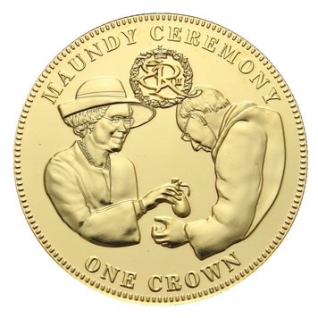 Tristan da Cunha 1 Crown 2012 "Royal Ceremony" UNC