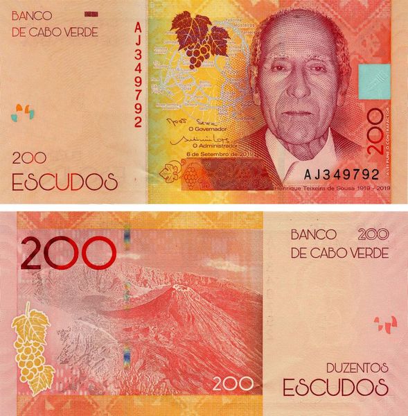 Cape Verde 200 Escudos 2019 (2021) UNC (Pnew)