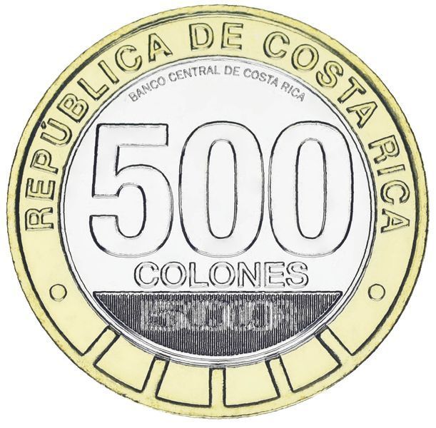 Монета Коста-Ріка 500 колонів 2021 Біметал UNC 200 років Незалежності М19065 фото