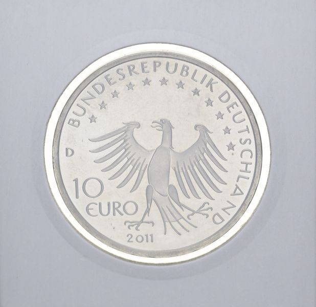 Монета Німеччина 10 євро 2011 &laquo;500 років книзі&laquo; Тіль Уленшпігель &raquo;UNC (KM#300) М08652 фото