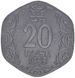 Coin India 20 pais 1982-1997 F-VF (KM # 44)