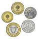 Набір монет Бахрейн набір з 5 монет 1992-1995 UNC 5, 10, 25, 50, 100 філс