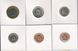 Venezuela set of 6 coins 2007-2012 UNC 1, 5, 10, 25, 50 centim, 1 bolivar