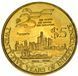 Coin Singapore $ 5 1990 VF-AU 25 Years of Independence (KM # 94)