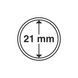 Coin capsule 21 mm, Leuchtturm