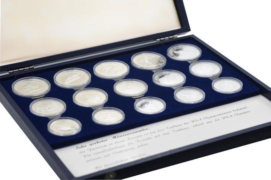 Coins set Yugoslavia set of 15 coins 1984 Silver UNC XIV Winter Olympic Games in Sarajevo