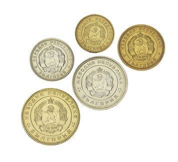Набір монет Болгарія набір з 5 монет 1951-1954 UNC 1, 3, 5, 10, 20 стотинок М15821 фото