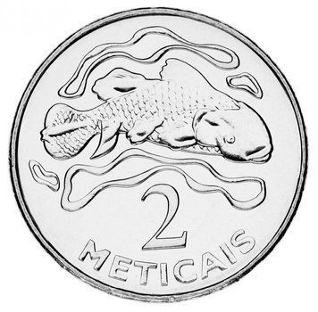 Мозамбік 2 метікал 2006 AU-UNC Риба М13965 фото