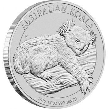 Australia 50 cents 2012 Australian Animals - Koala Silver UNC (KM # 1798)